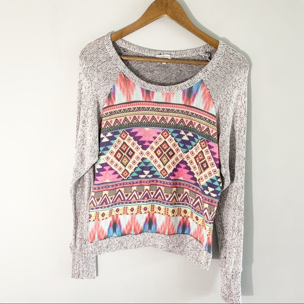 Charlotte Russe Medium Sweater 21” pit 24” length